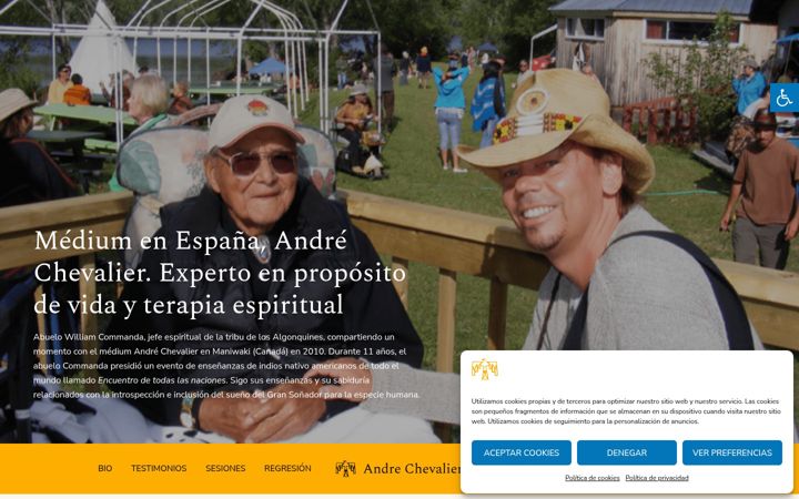 Screenshot of andrechevalier.es