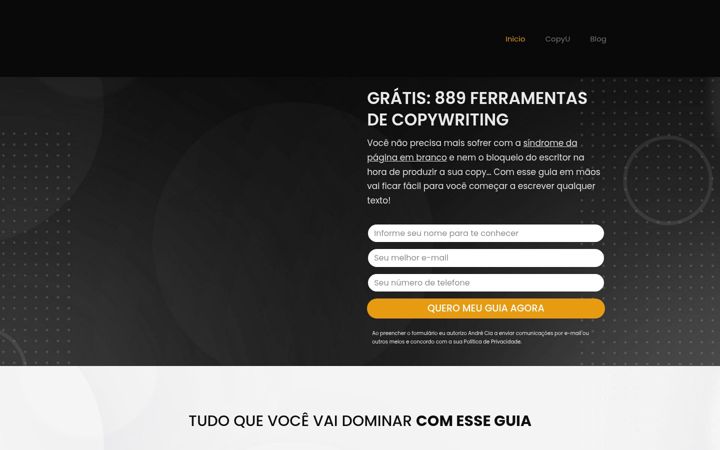 Screenshot of andrecia.com.br