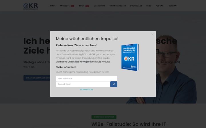 Screenshot of andreclaassen.de