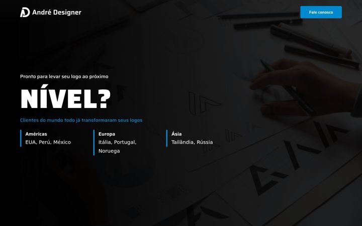 Screenshot of andredesigner.com.br