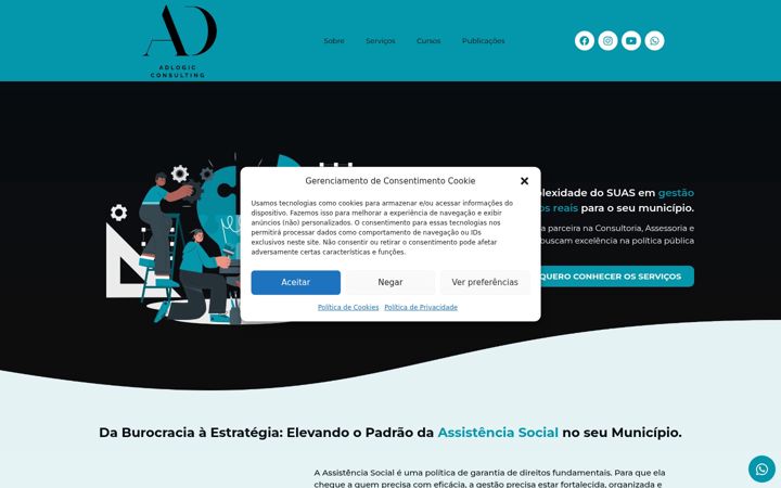 Screenshot of andredoria.com.br