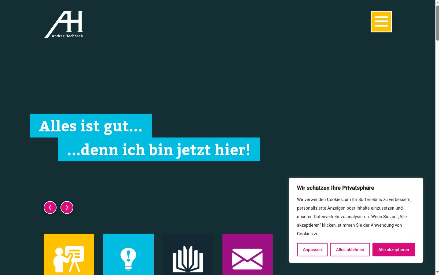 Screenshot van de toestemmingsbanner zoals getoond vóór enige interactie