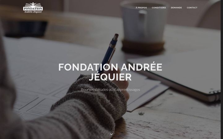 Screenshot of andree-jequier.ch