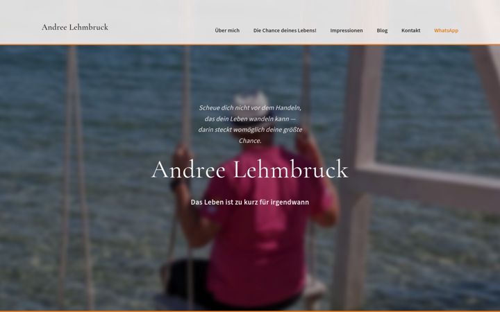 Posnetek zaslona andree-lehmbruck.de