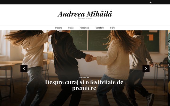 Screenshot of andreea-mihaila.ro
