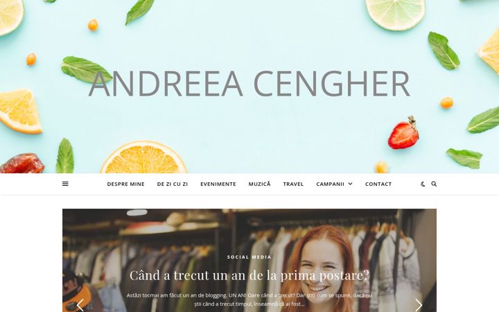 Screenshot of andreea-tudor.ro