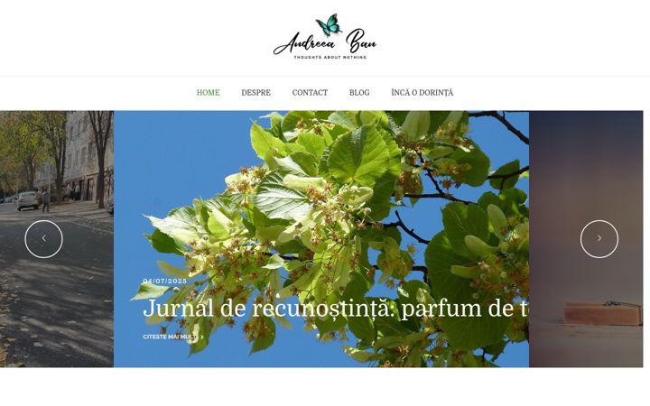 Screenshot of andreeaban.ro