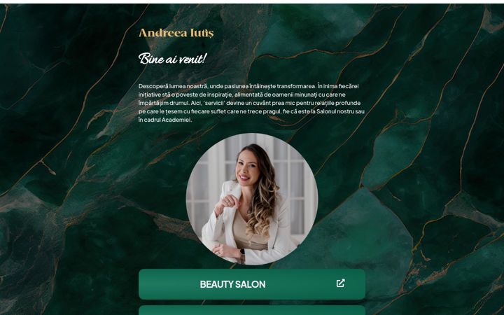 Screenshot di andreeaiutis.ro