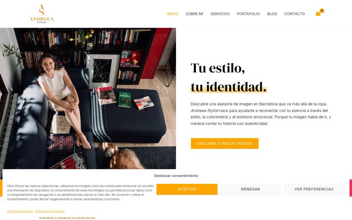 Screenshot of andreeastylist.com