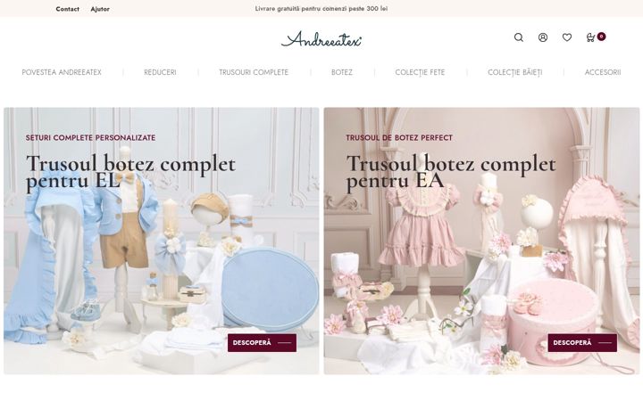 Screenshot of andreeatex.ro
