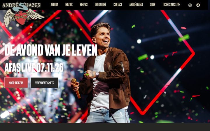 Screenshot of andrehazes.com