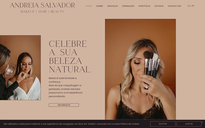 Screenshot of andreiasalvador.com