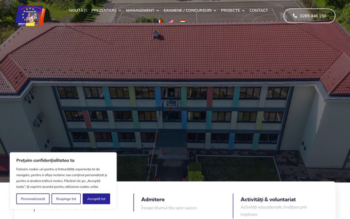 Skærmbillede af andreibarseanu.ro