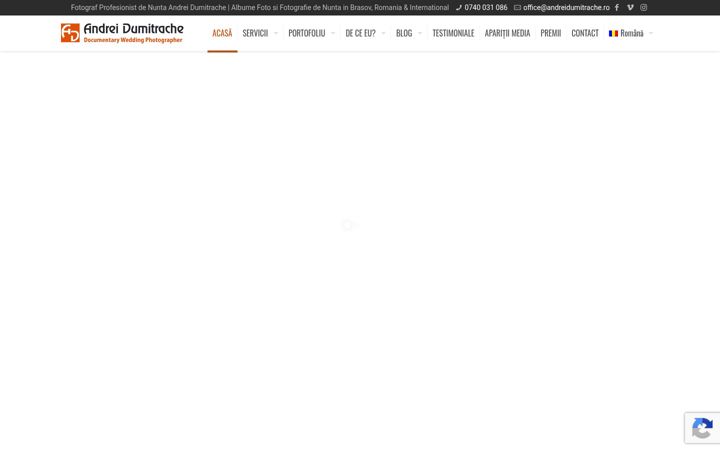 Screenshot of andreidumitrache.ro