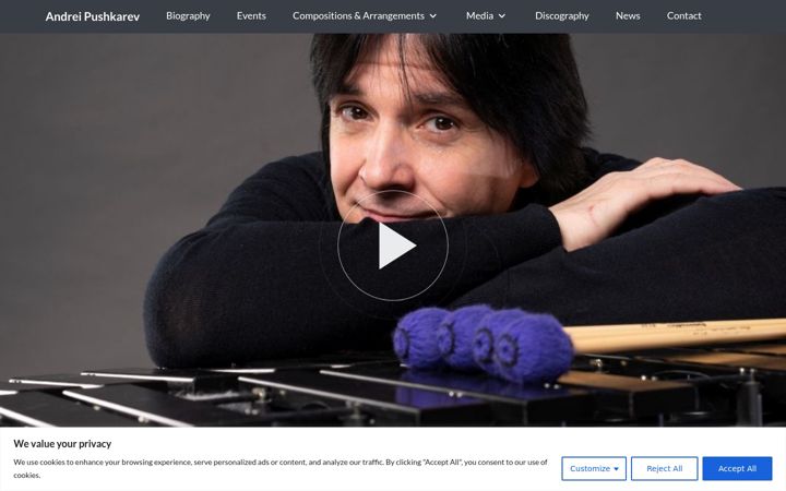 Screenshot of andreipushkarev.com