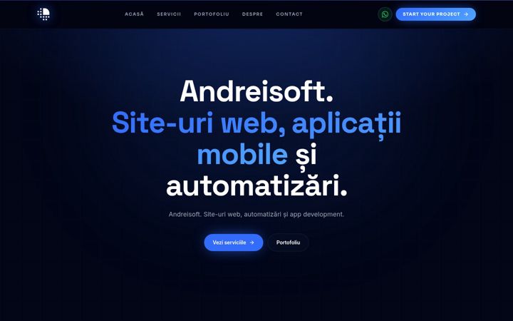 Screenshot of andreisoft.ro