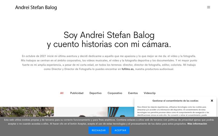 Screenshot of andreistefanbalog.com