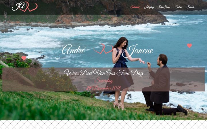 Screenshot of andrejanene.co.za