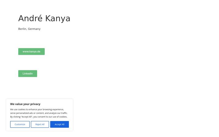 Screenshot of andrekanya.com