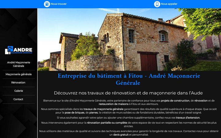 Screenshot of andremaconneriegenerale.fr