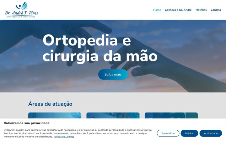 Screenshot of andrepiresmao.com.br