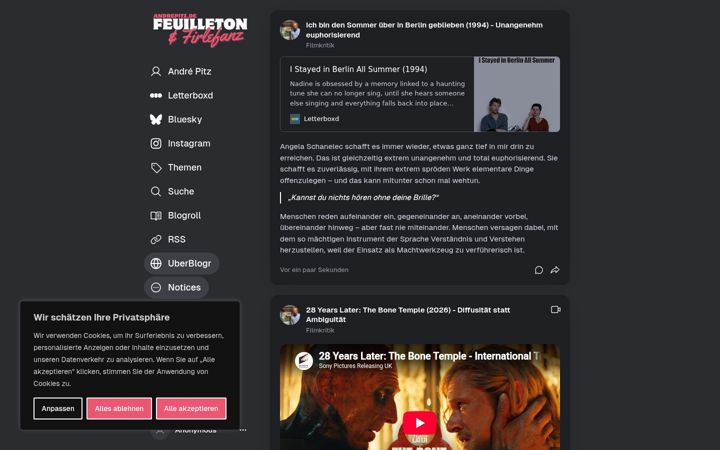 Screenshot of andrepitz.de
