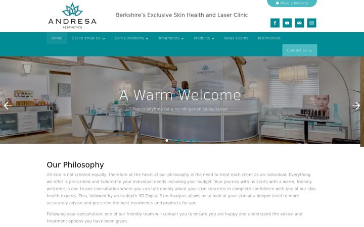 Screenshot of andresa.co.uk