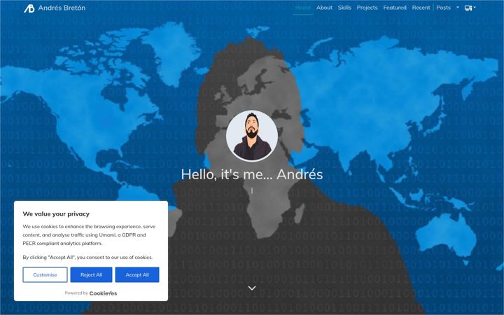 Screenshot of andresbreton.com