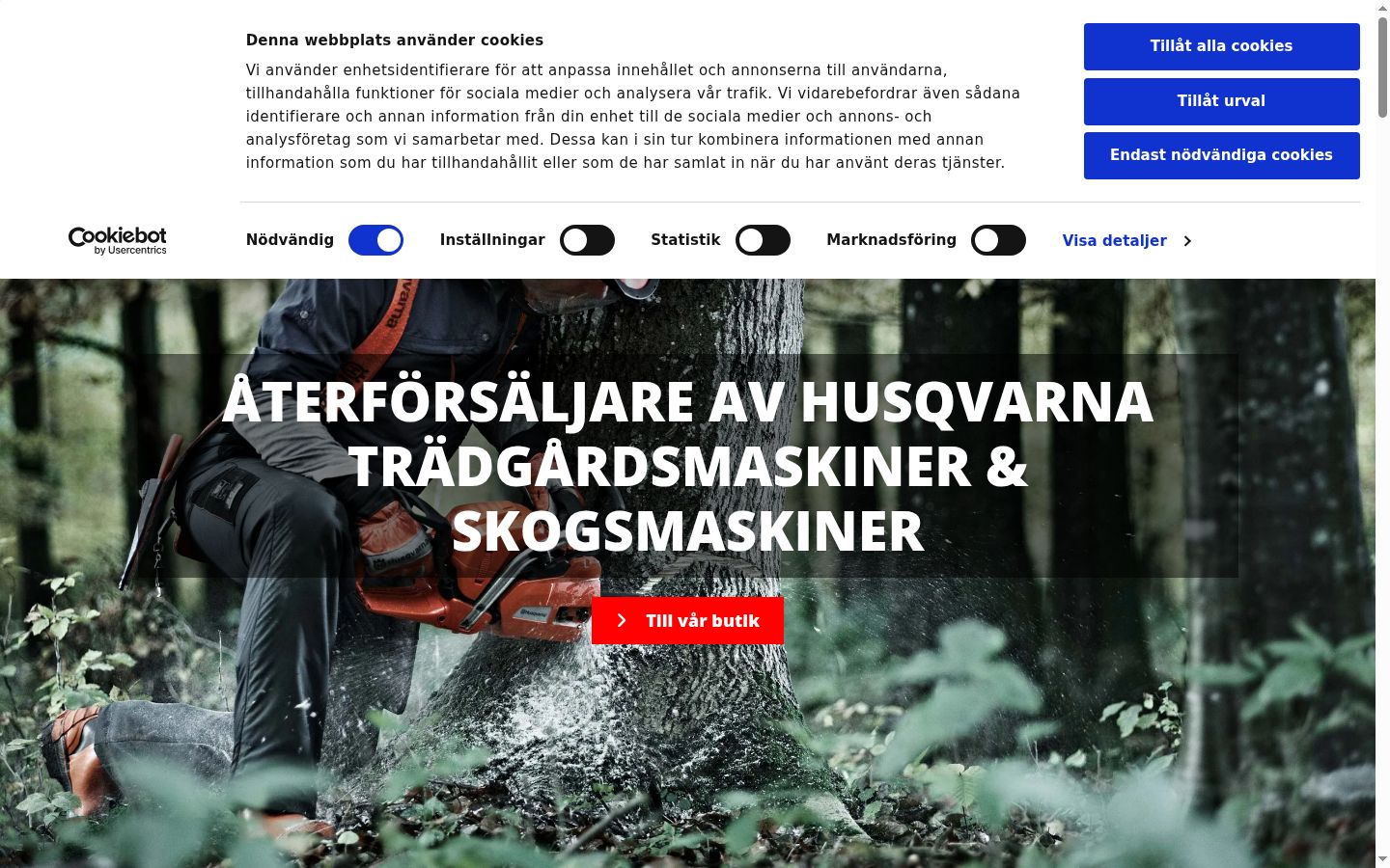 Ekraanipilt nõusolekubännerist, mida näidati enne mis tahes suhtlust