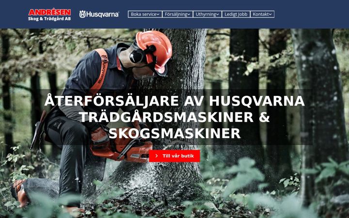 Screenshot of andresenab.se