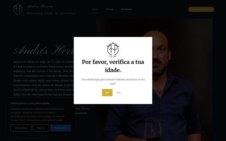 Screenshot of andresherrera.pt