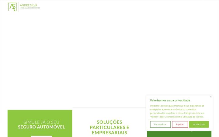 Screenshot of andresilvaseguros.pt