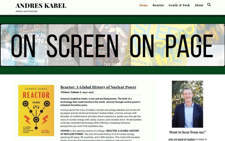 Screenshot of andreskabel.com