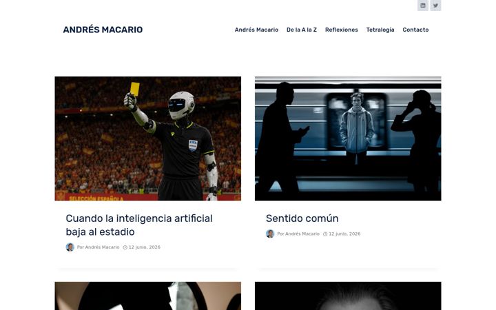 Screenshot of andresmacario.com