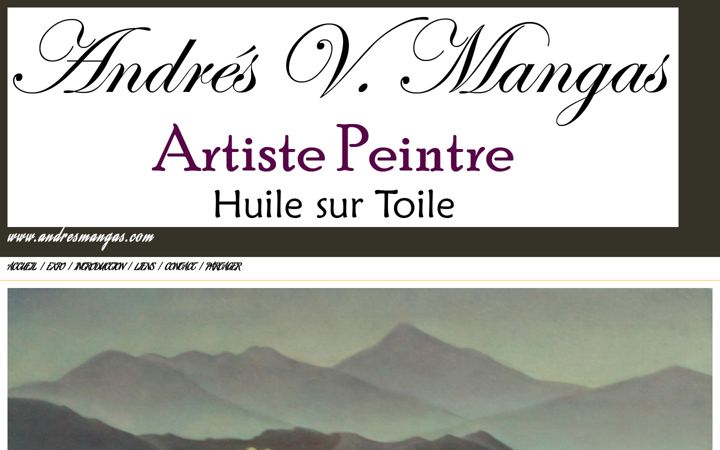 Screenshot of andresmangas-art.com