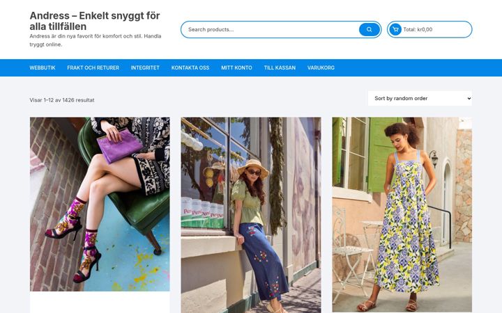 Screenshot of andress.shop