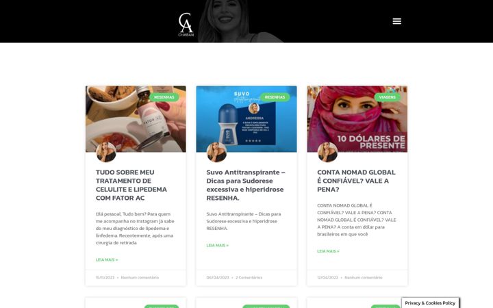 Screenshot of andressachaban.com