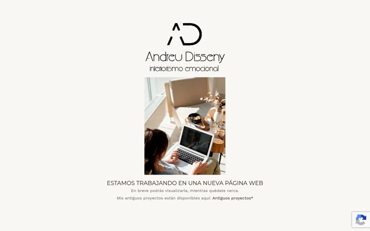 Screenshot of andreudisseny.com