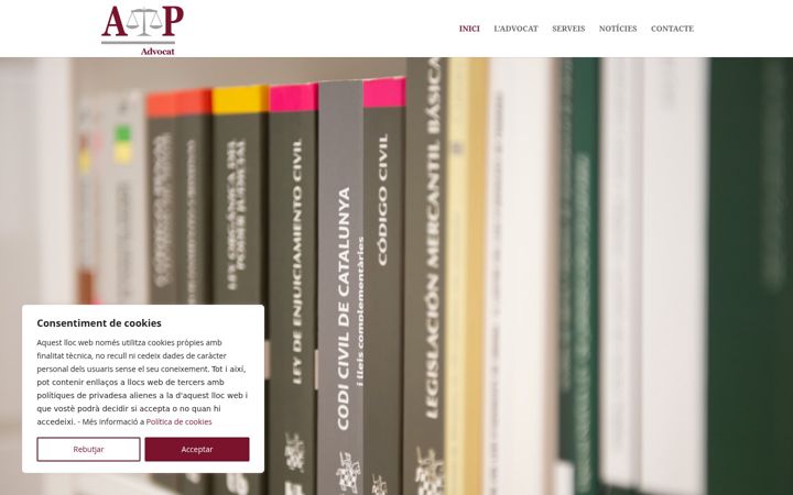 Screenshot of andreupenalveradvocat.com