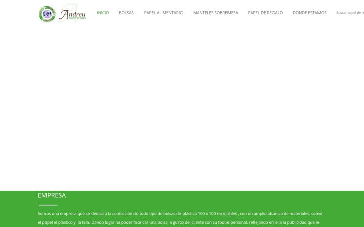 Screenshot of andreuplasticsipaper.com