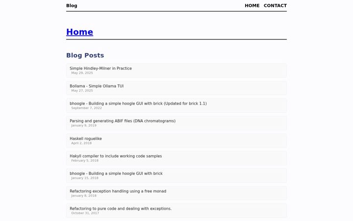 Screenshot of andrevdm.com