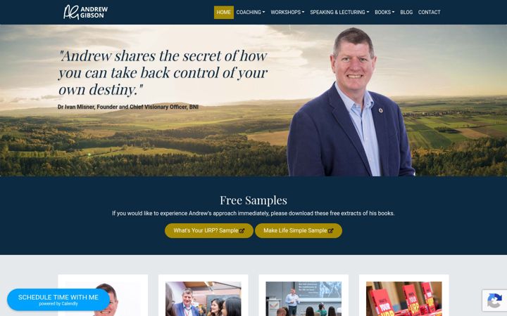 Screenshot of andrew-gibson.com
