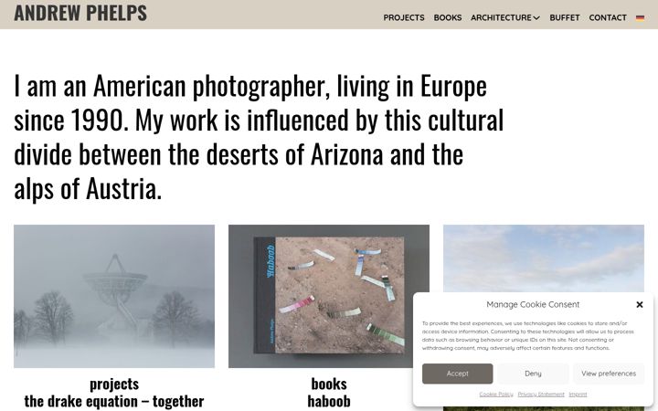 Screenshot of andrew-phelps.com
