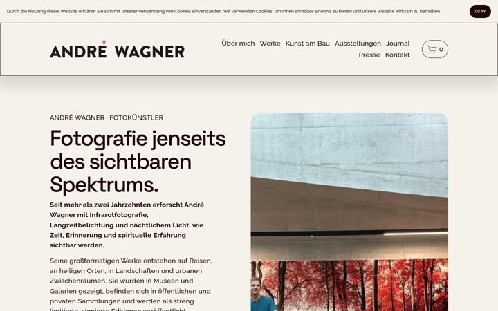 Screenshot of andrewagner.com