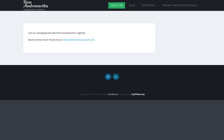 Screenshot of andrewarthacornwall.com