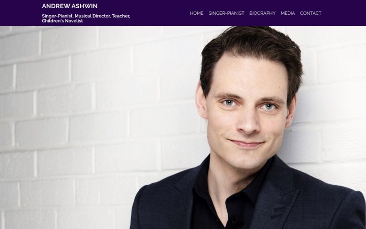 Screenshot of andrewashwin.com