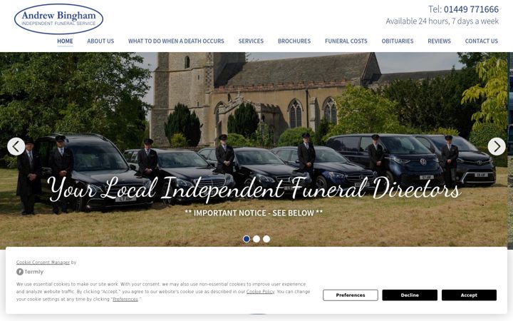 Screenshot of andrewbingham.co.uk
