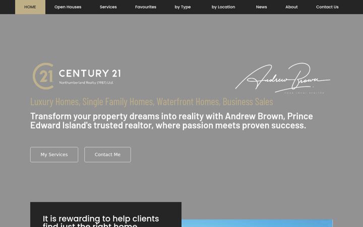 Screenshot of andrewbrownrealty.com