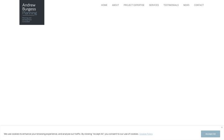 Screenshot of andrewburgessplanning.co.uk