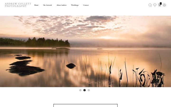 Screenshot of andrewcollett.com